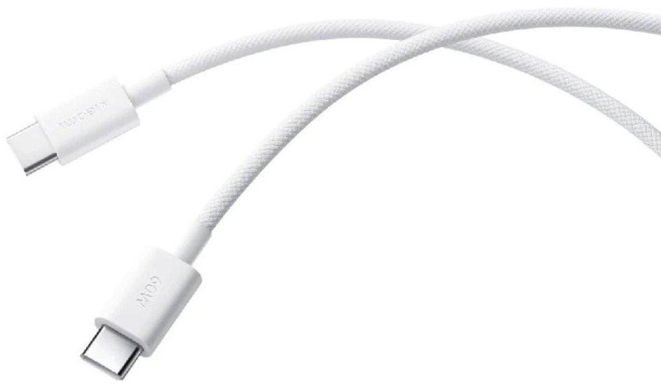 Кабель Xiaomi 3A Braided USB-C to USB-C Cable (1m) белый BHR0878GL